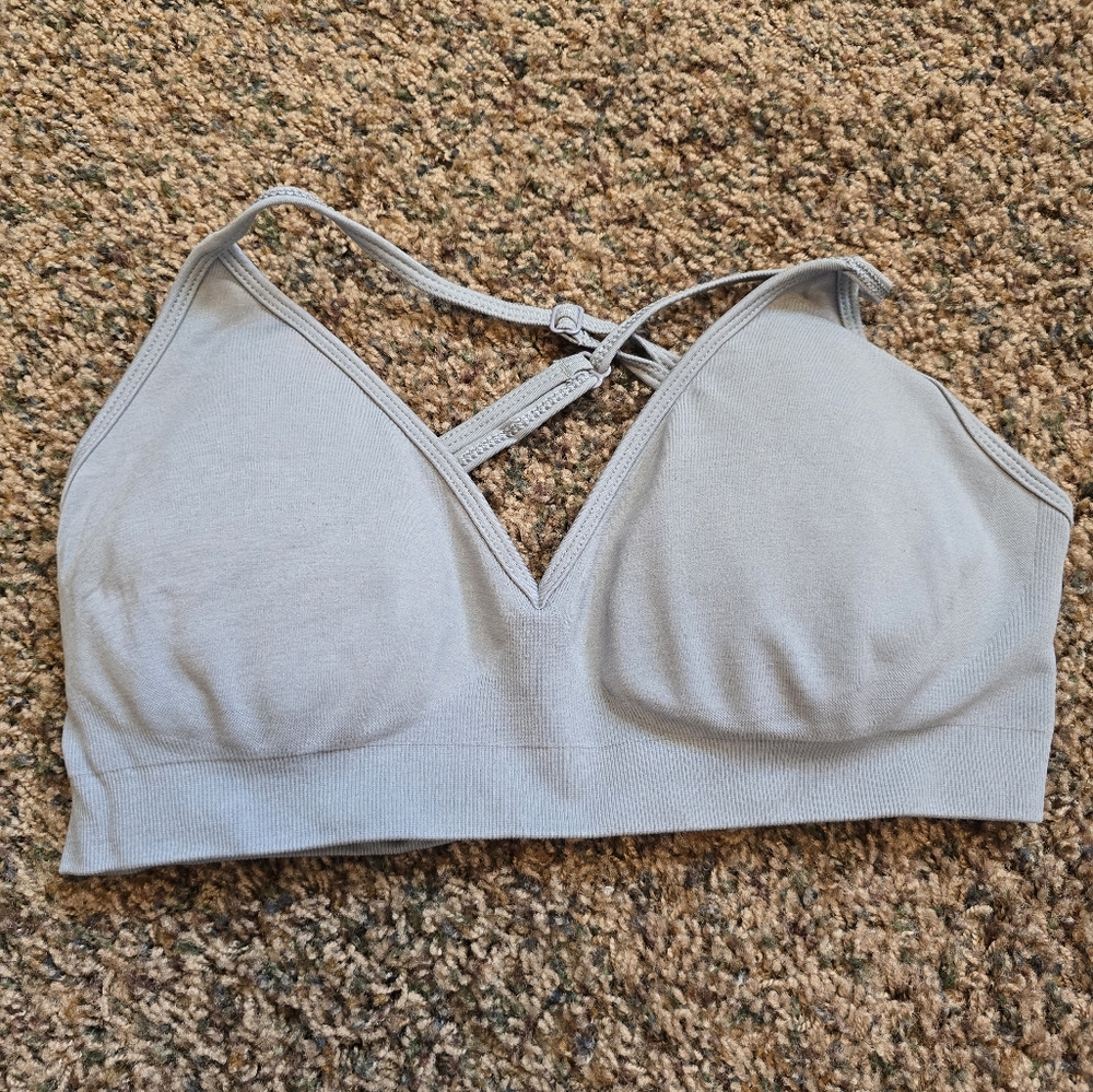 Light Gray Strappy Bralette